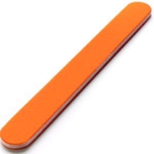 File 100/180 neon orange 10pcs