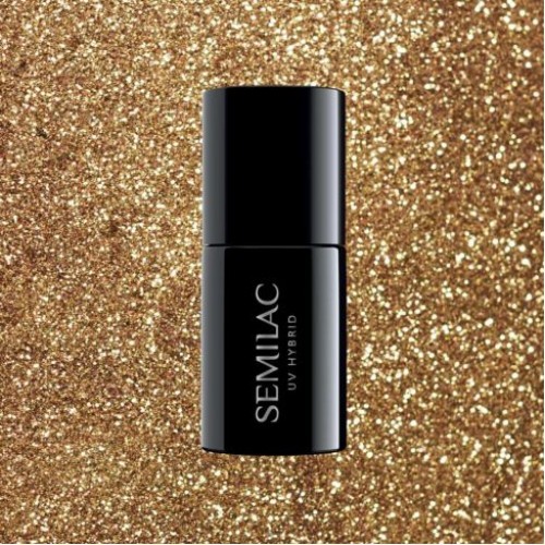 339 UV Hybrid Semilac Gold Glitter 7ml