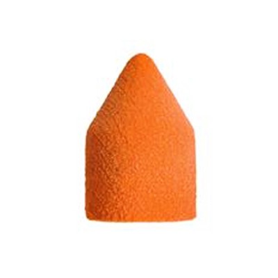 10mm 150 grit Lukas Podo Orange Abrasive Caps (pointed)