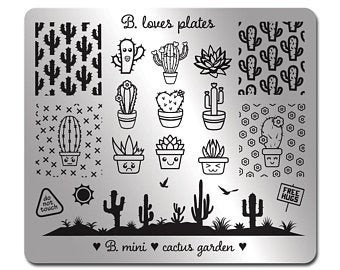 BLovesPlates Plate B.MINI cactus garden