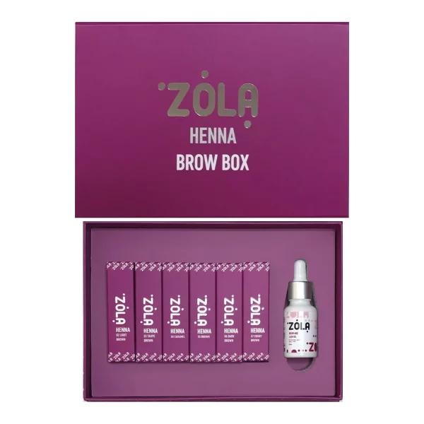 ZOLA Henna set – Henna Box 6 pcs. x 5gr.