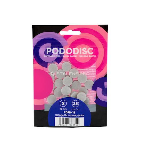 Disposable sponge files for pedicure disc Staleks Pro S 25 pcs